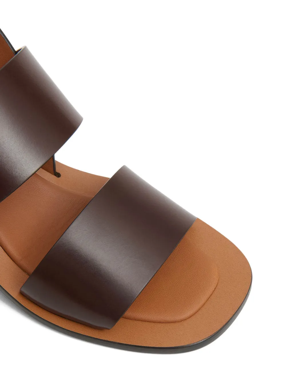 Mansur Gavriel 60mm leather sandals Brown
