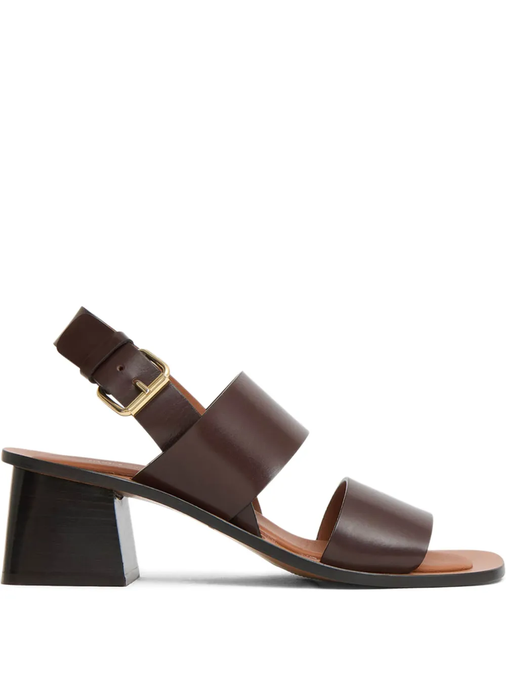 Mansur Gavriel 60mm leather sandals Brown