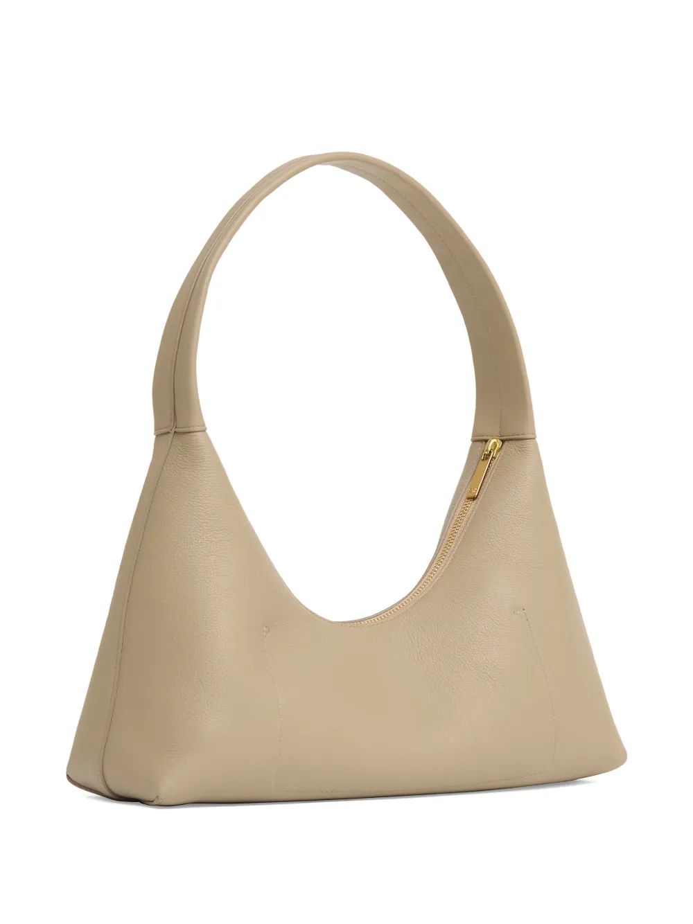 Mansur Gavriel curved zip-fastening shoulder bag - Beige