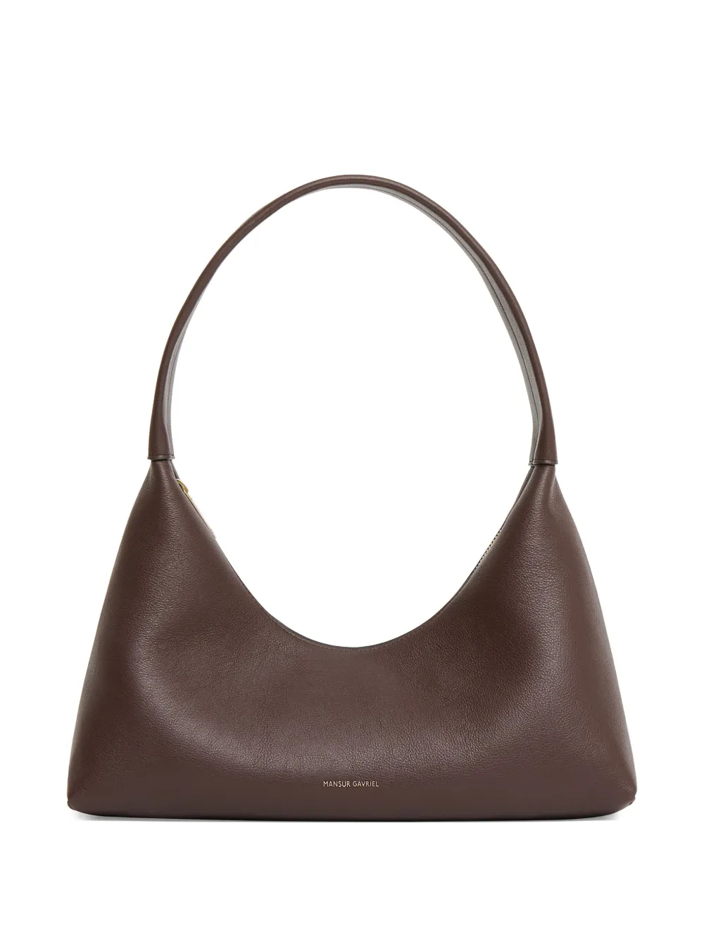 Mansur Gavriel Candy curved-handle shoulder bag Bruin