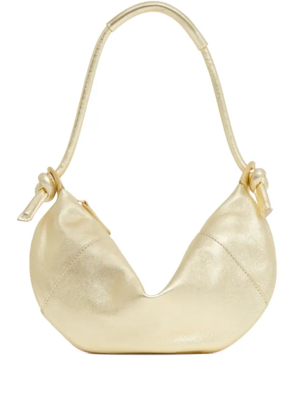 Mansur Gavriel Mini Fortuna Shoulder Bag Gold FARFETCH IN