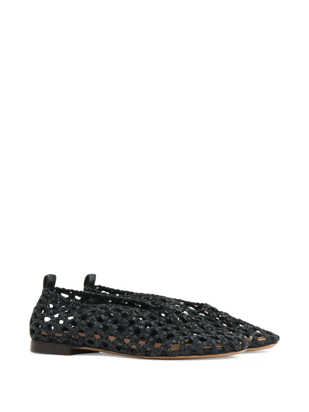Mansur Gavriel Woven Ballerina flats - Zwart