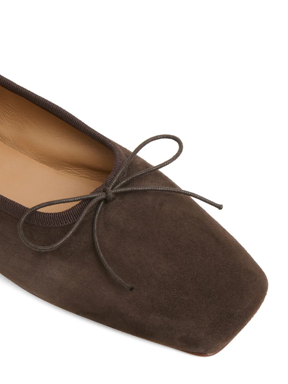 Mansur Gavriel Ballerinas Aus Leder In Brown