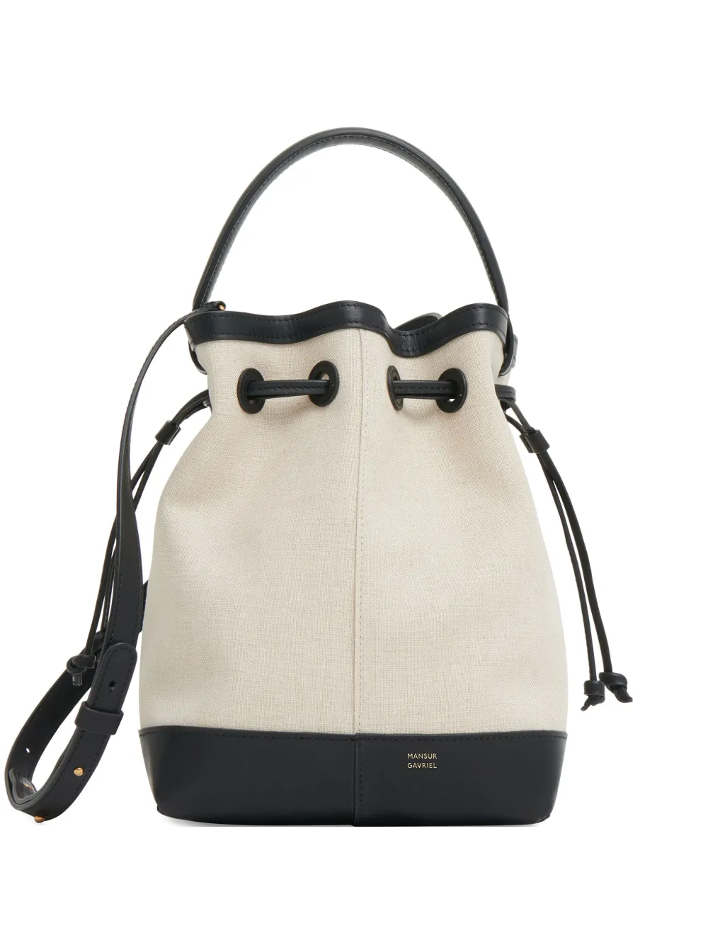 Mansur Gavriel Dea drawstring-closure bucket bag Beige