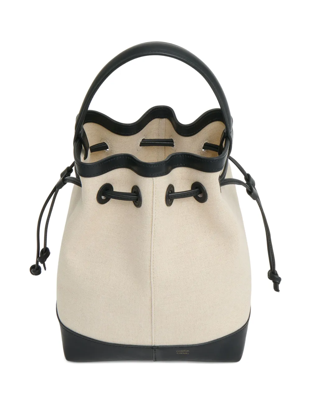 Mansur Gavriel Dea drawstring-closure bucket bag Beige