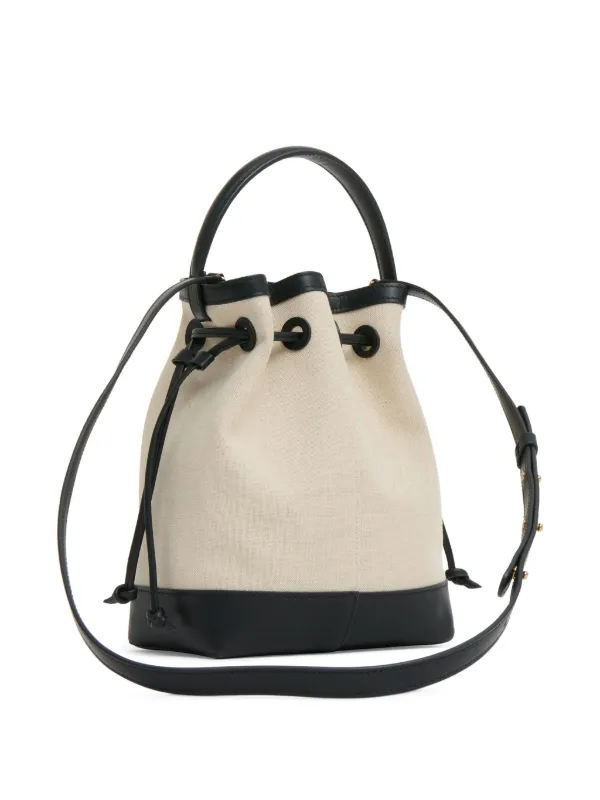 Mansur Gavriel Dea drawstring-closure Bucket Bag Neutrals