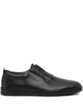 Ferragamo leather slip-on sneakers - Black