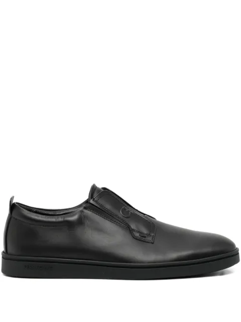 Ferragamo leather slip-on sneakers