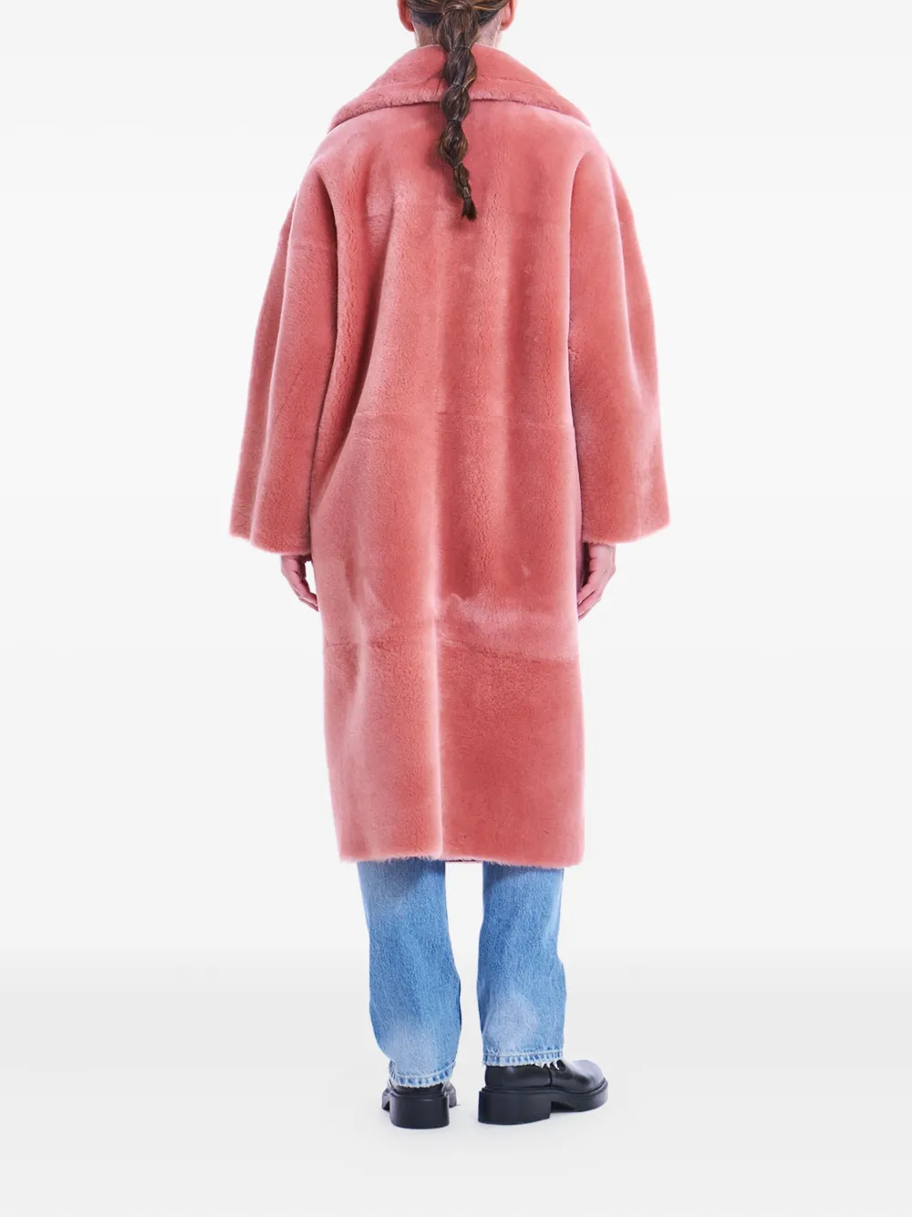 Blancha Jas met dubbele rij knopen Roze