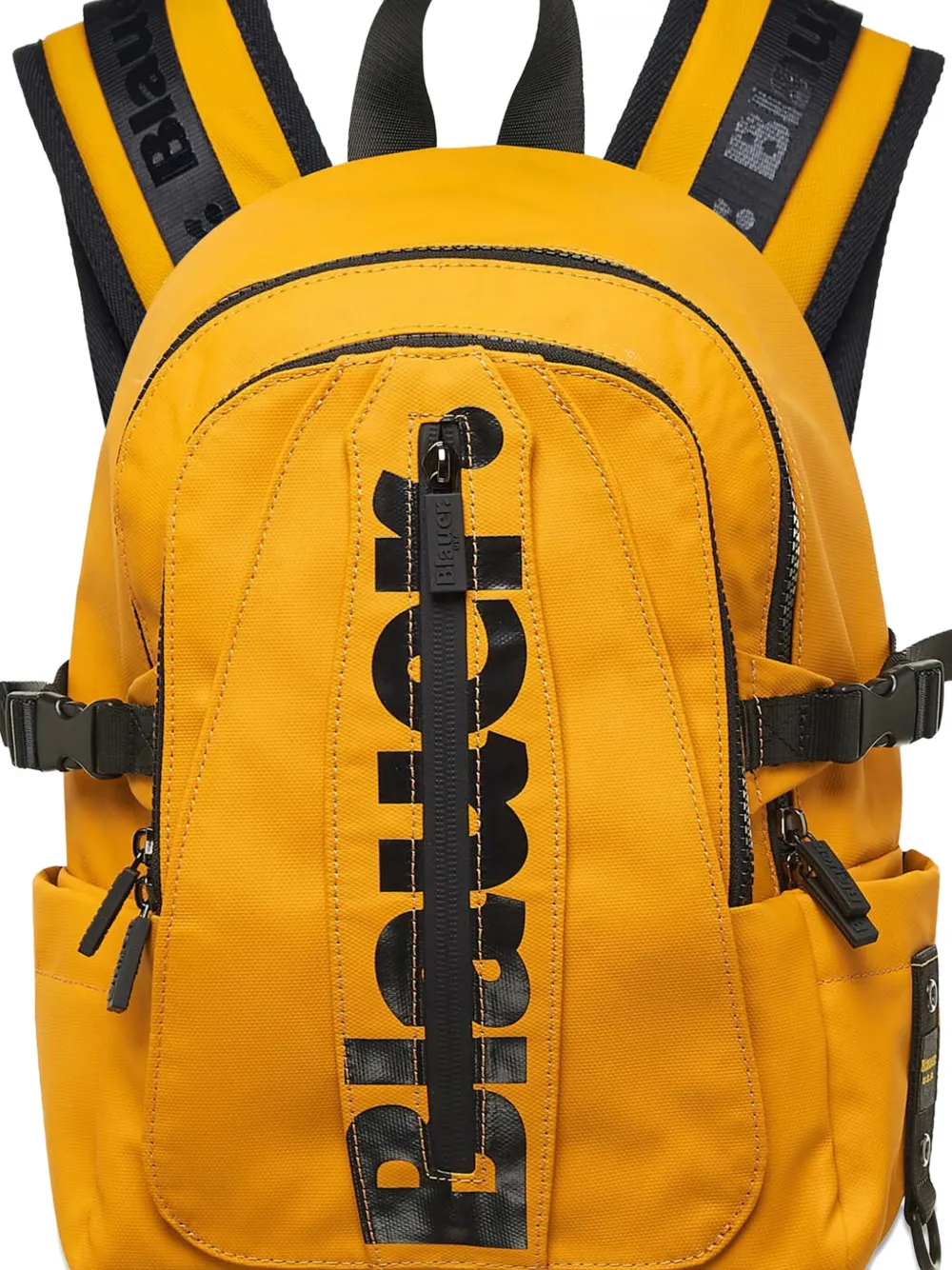 Blauer logo-detail backpack Geel
