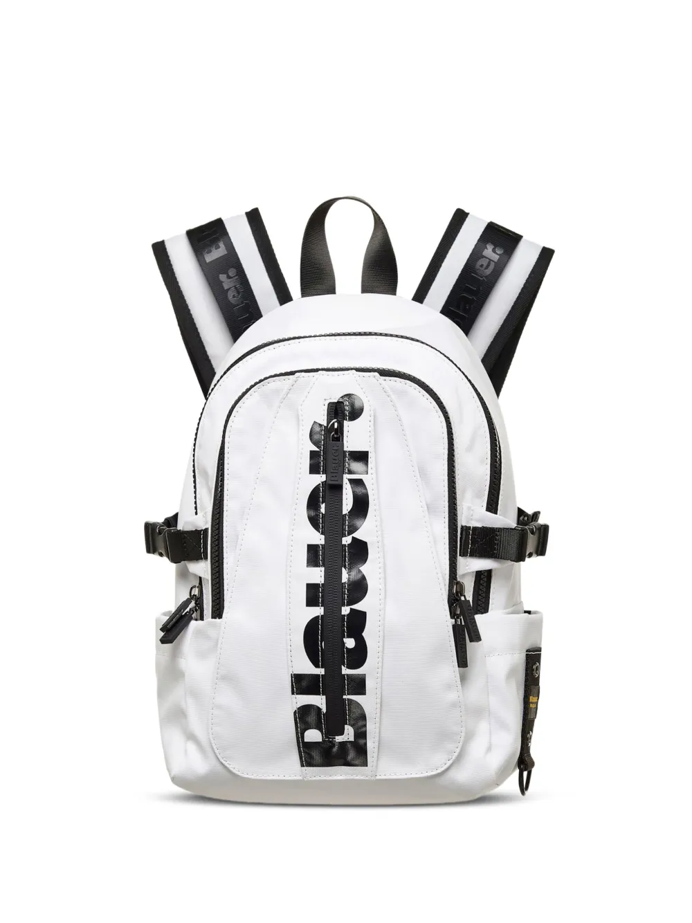 Blauer Wirch 01 logo-print backpack Wit