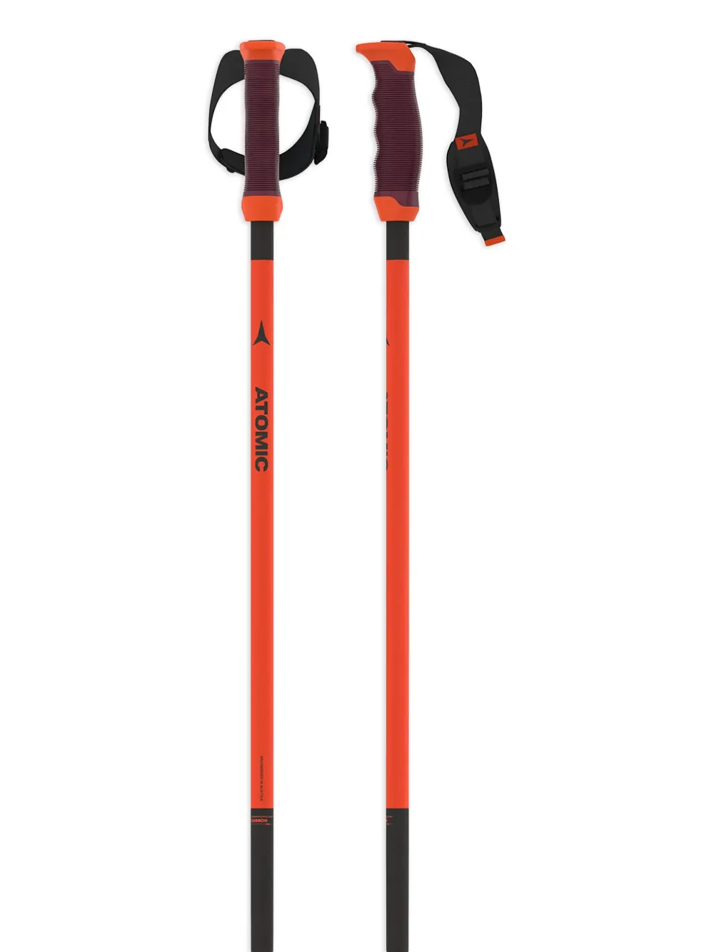 Redster Carbon SQS adjustable-strap ski poles