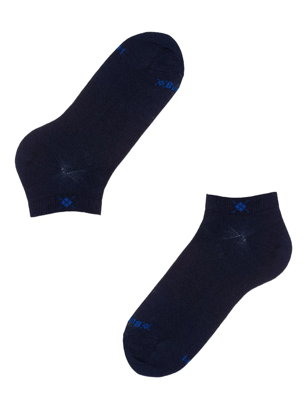 BURLINGTON Calzini alla caviglia con logo - Blu