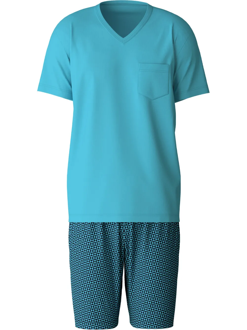 CALIDA pyjama en jersey | bleu | Image 1