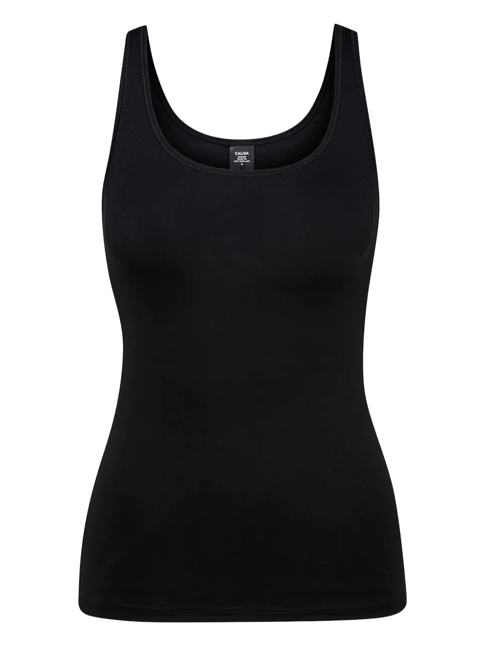 Calida Cotton-blend Tank Top In Black