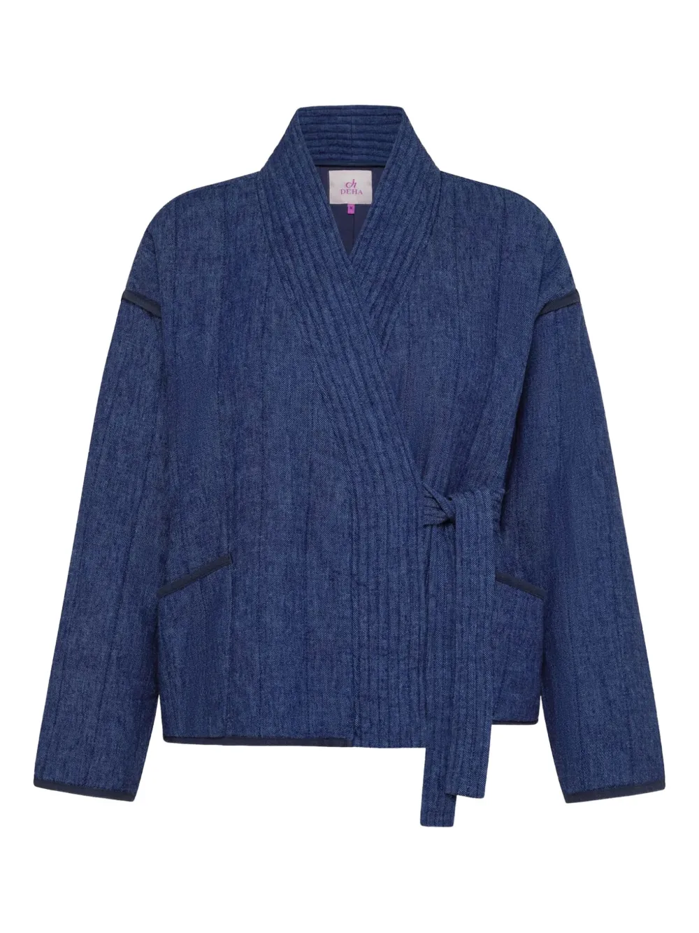 DEHA quilted wrap jacket | Blue | Image 1