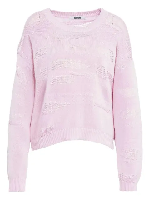 Grifoni cotton cut-out jumper