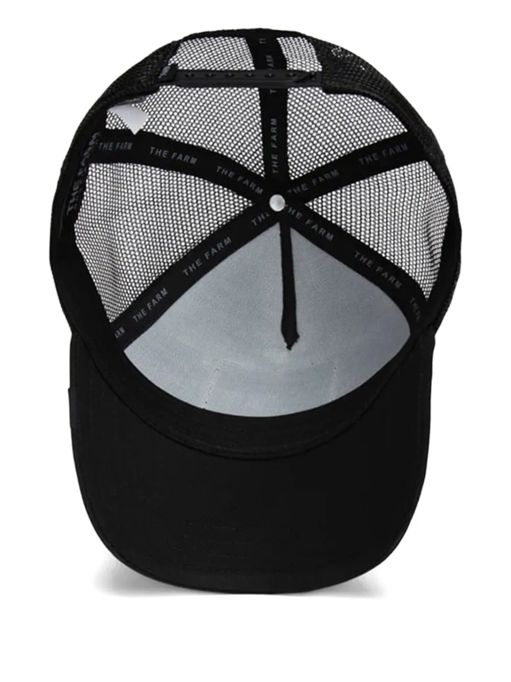 GOORIN BROS Truckerpet met geborduurde slang Zwart