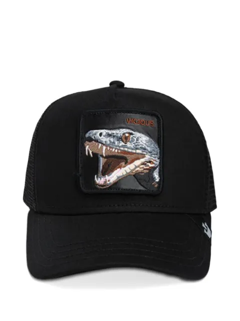 GOORIN BROS snake-embroidered trucker cap