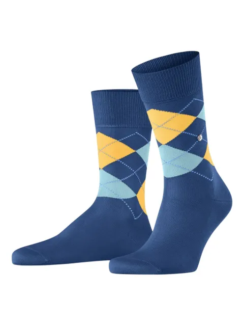 BURLINGTON Queen argyle-pattern socks