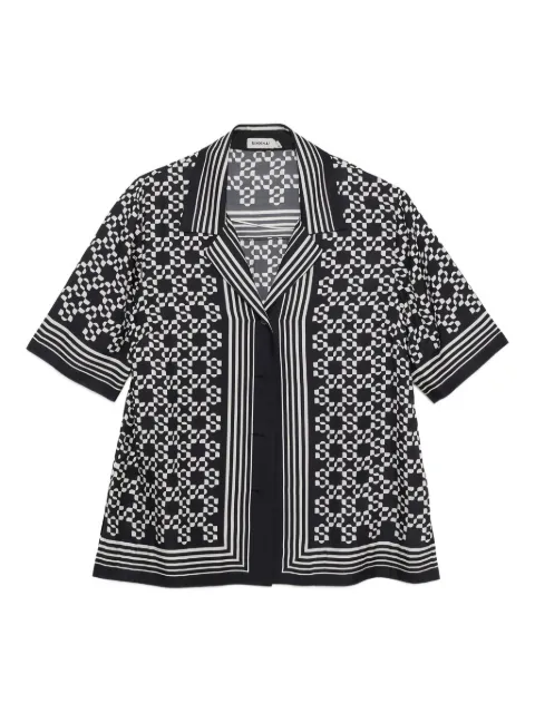 Simkhai Camisa com estampa geométrica