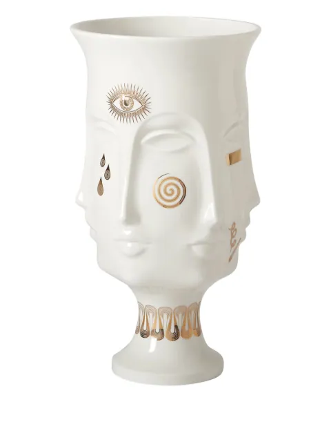 Jonathan Adler face-motif vase (39cm)