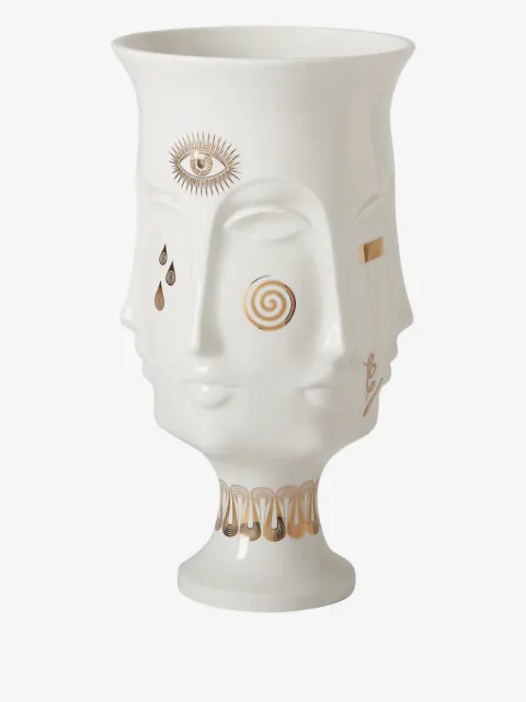 Jonathan Adler face-motif vase (39cm)