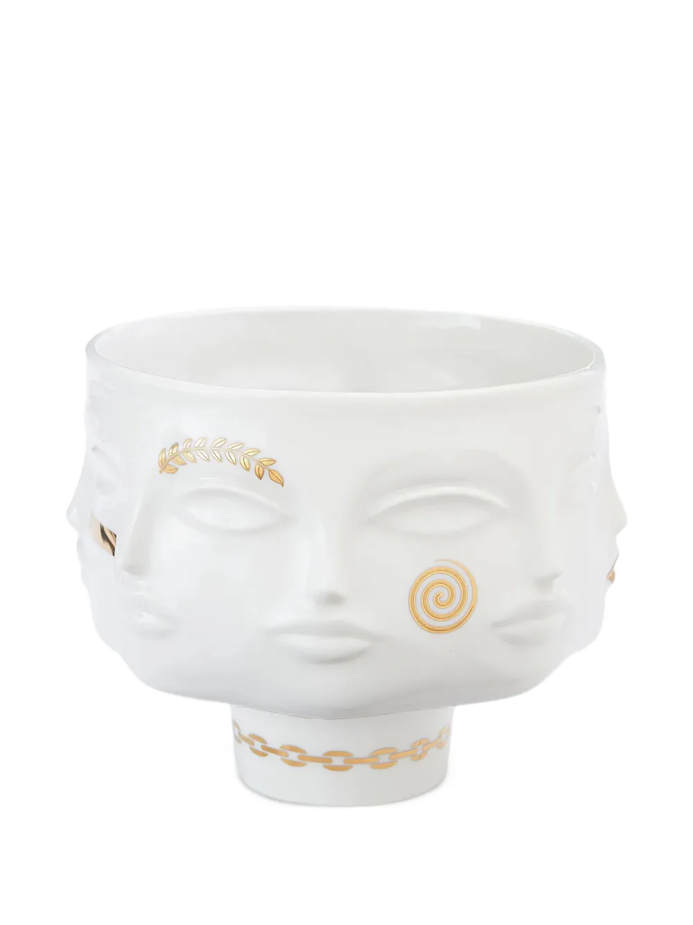 Jonathan Adler سلطانية بوجه بتصميم منحوت | مزهريات | Image 2