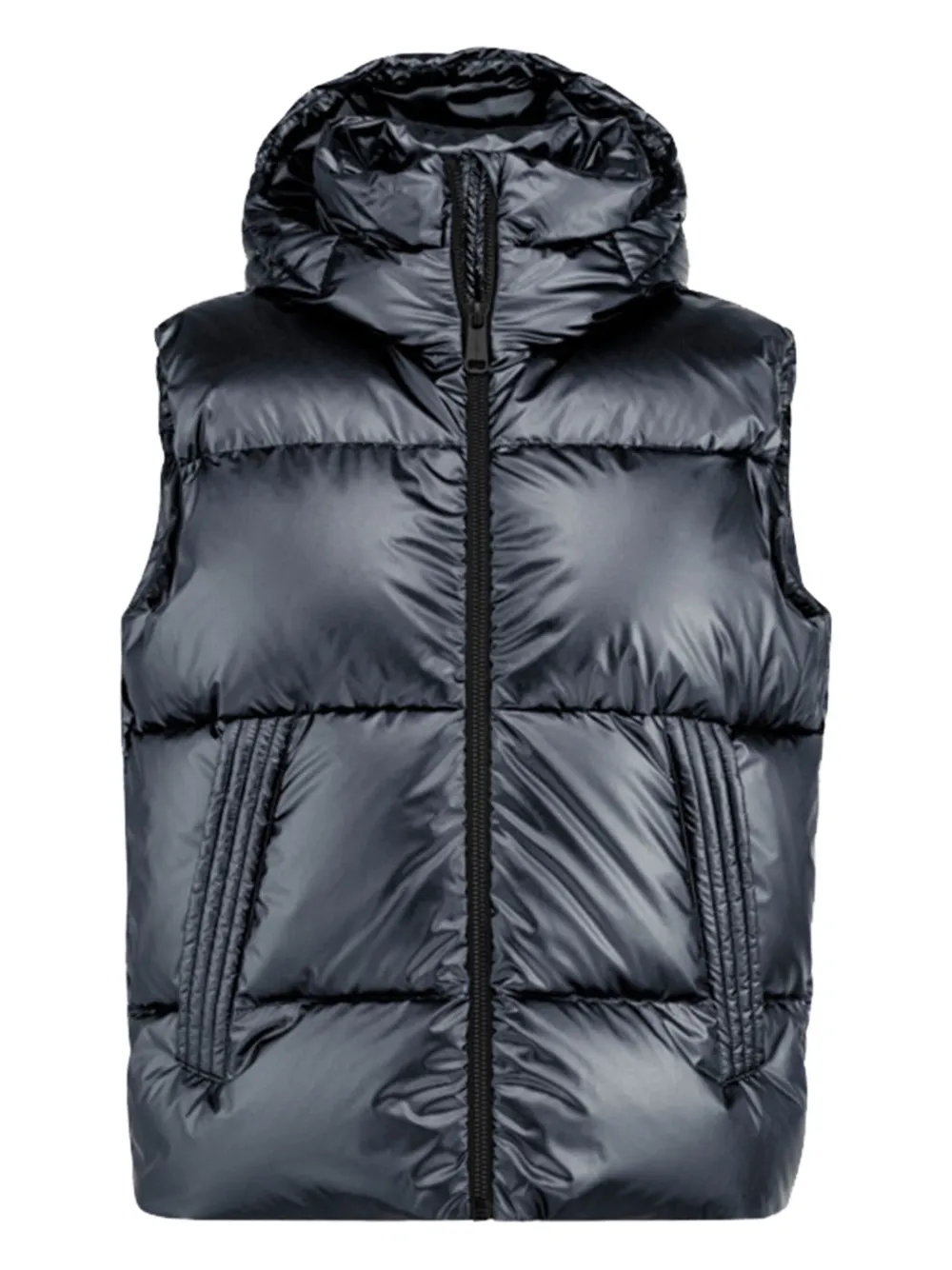 HEAD hooded puffer ski gilet | Black | Image 1