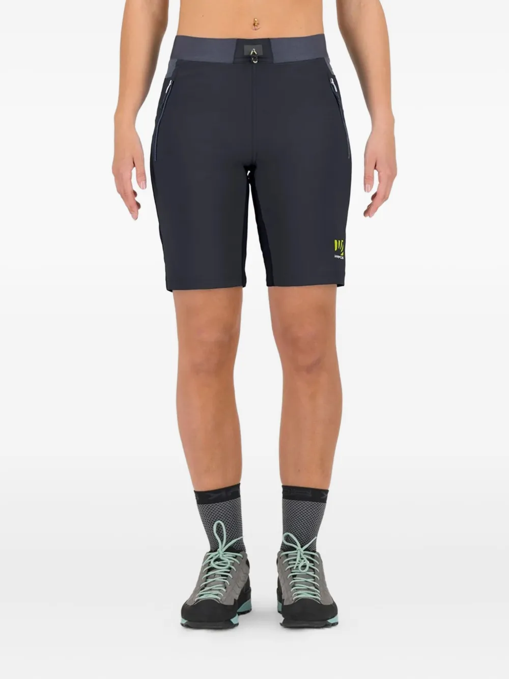 Karpos Rock Evo W Elastic-waistband Performance Shorts In Black