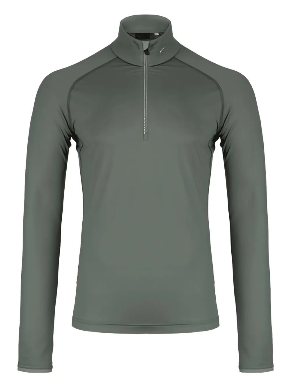 half-zip long-sleeve top