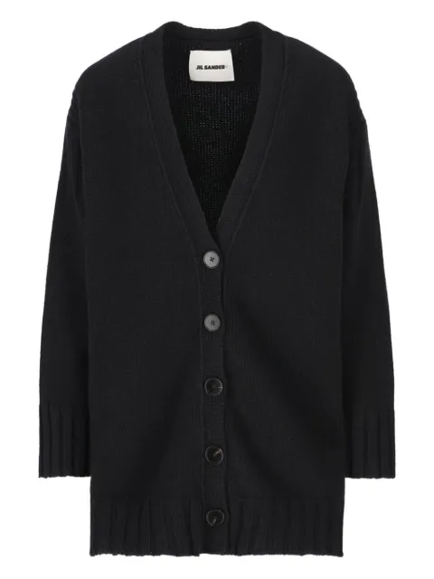 Jil Sander wool V-neck cardigan