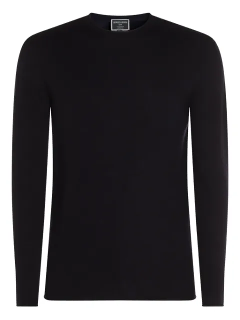 Giorgio Armani Icon cashmere long-sleeve sweater