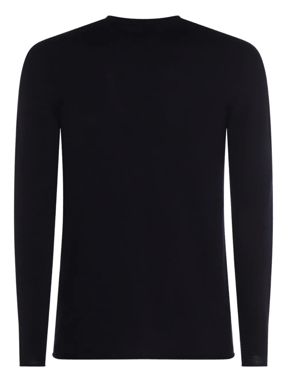 Giorgio Armani Icon cashmere long-sleeve sweater Blauw