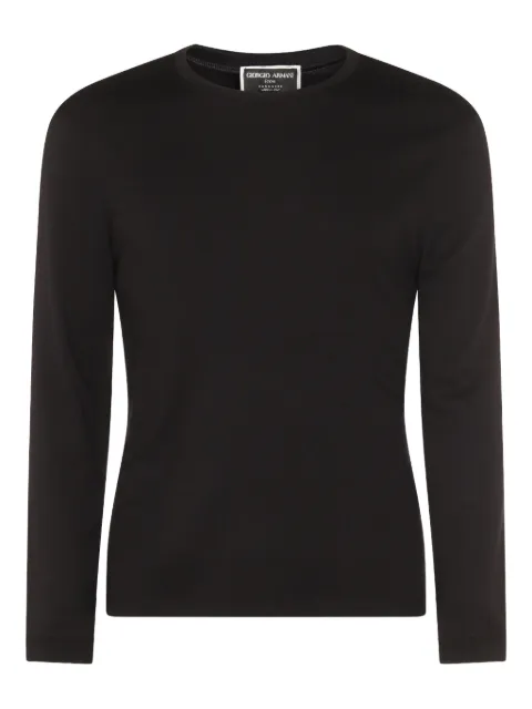 Giorgio Armani Icon long-sleeve cashmere sweater