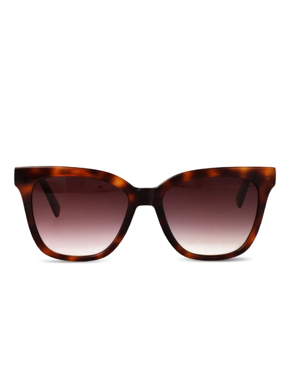 Longchamp Zonnebril met cat-eye montuur Bruin
