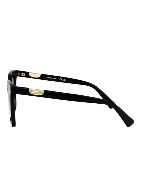 Longchamp Paris Black Cat Eye Rectangular Sunglasses LO744S 52 21 140 Auth. $189 Sunglasses Black - Acetate | Longchamp US main image 3