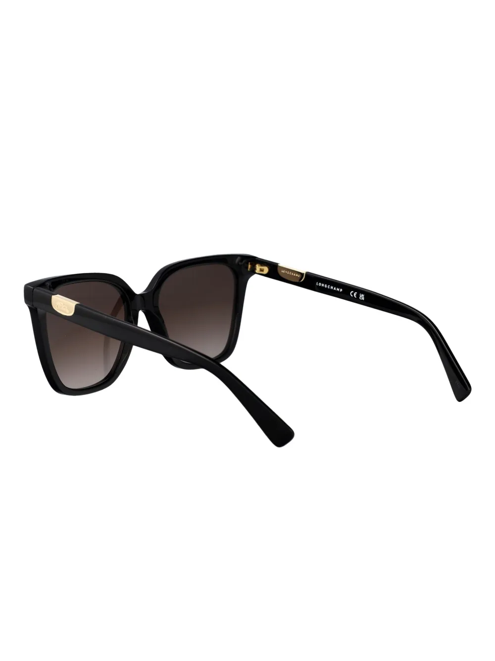 Longchamp Zonnebril met cat-eye montuur Zwart