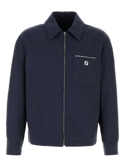 Surchemise à fermeture zippée - FENDI - Modalova