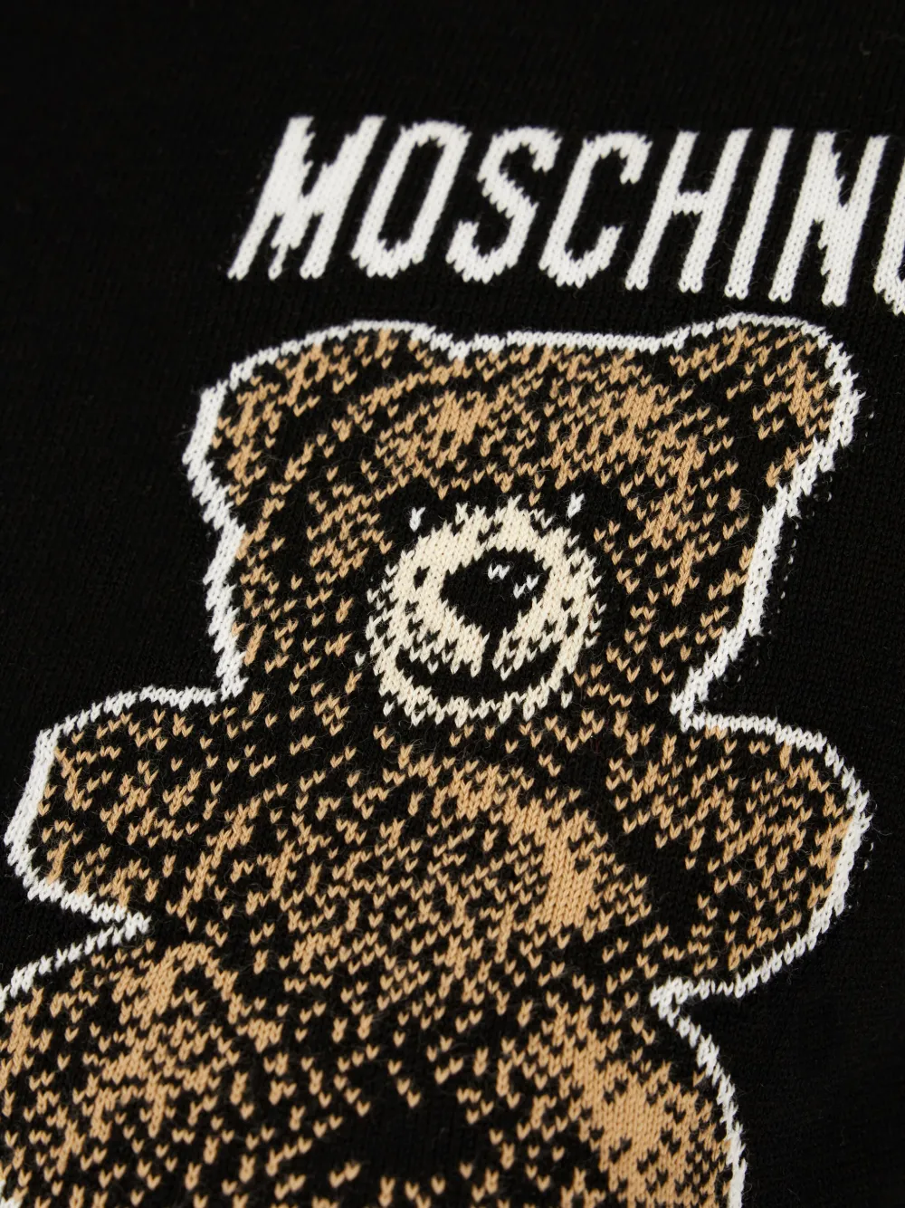 Moschino T-shirt met geborduurde teddybeer Zwart