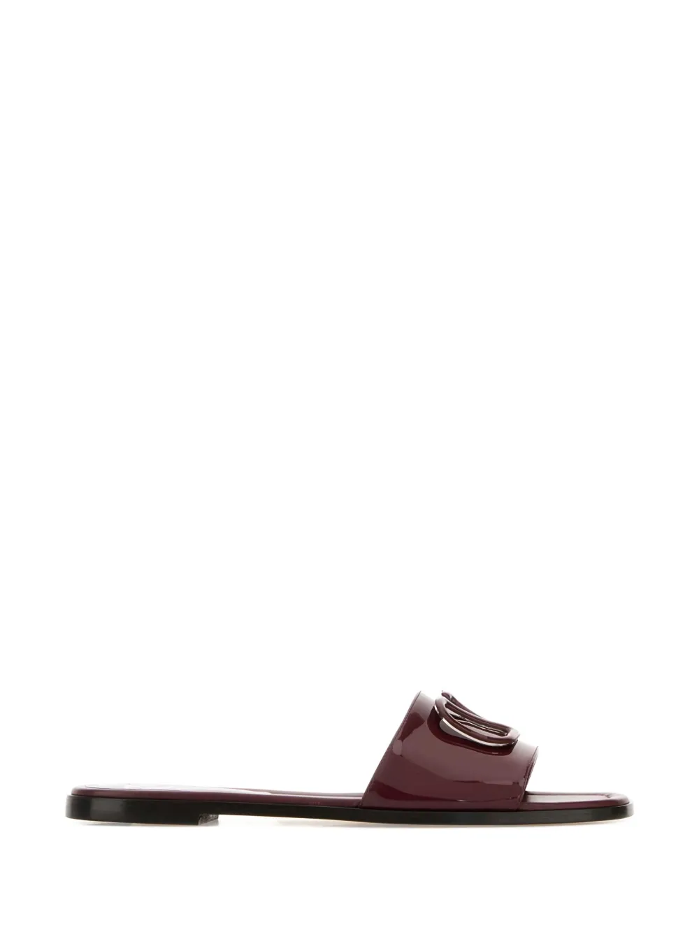 Valentino Garavani VLogo Signature leather sandals Red
