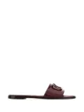Valentino Garavani VLogo Signature leather sandals - Red