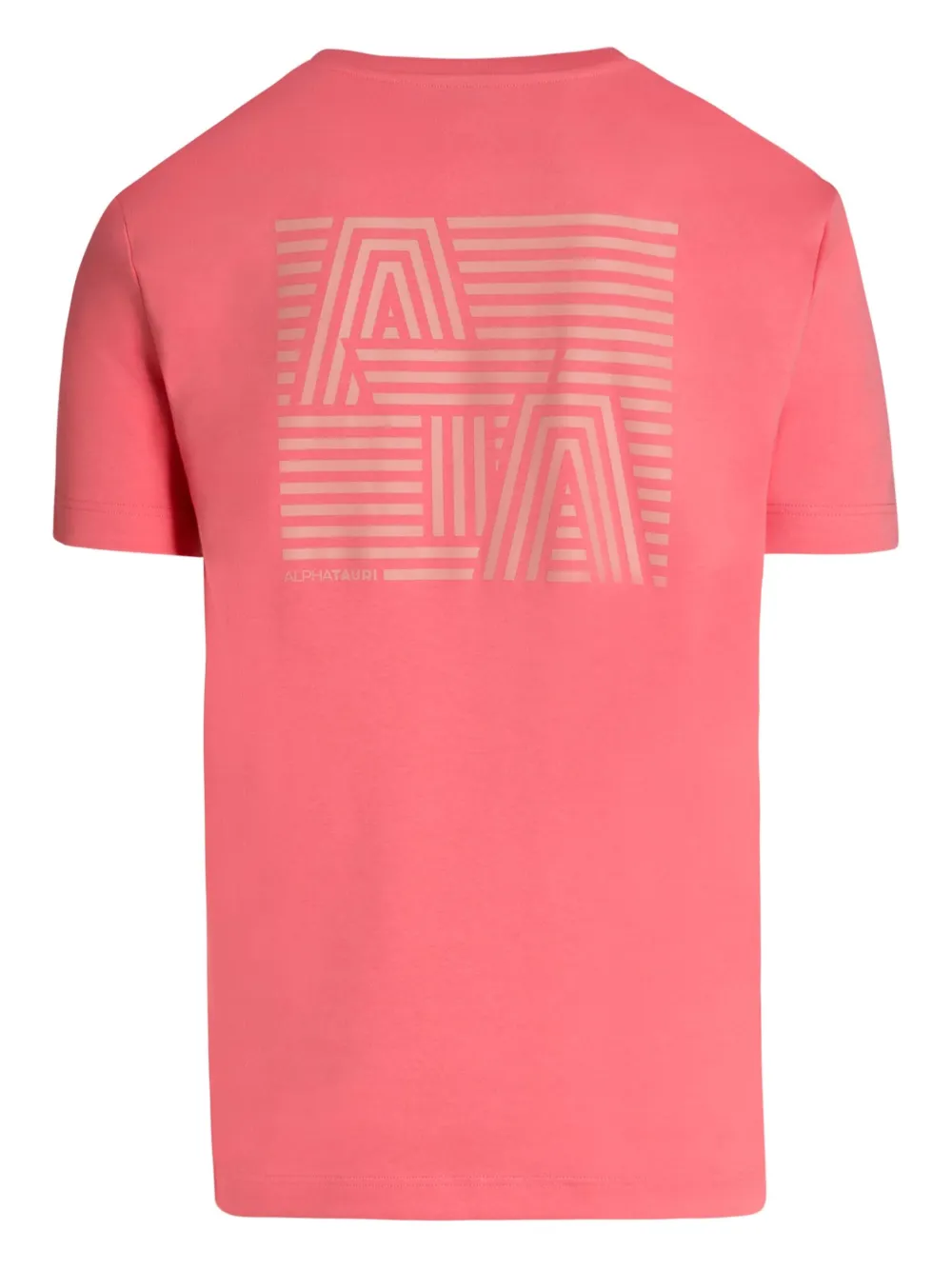 Alphatauri T-shirt met logodetail Roze