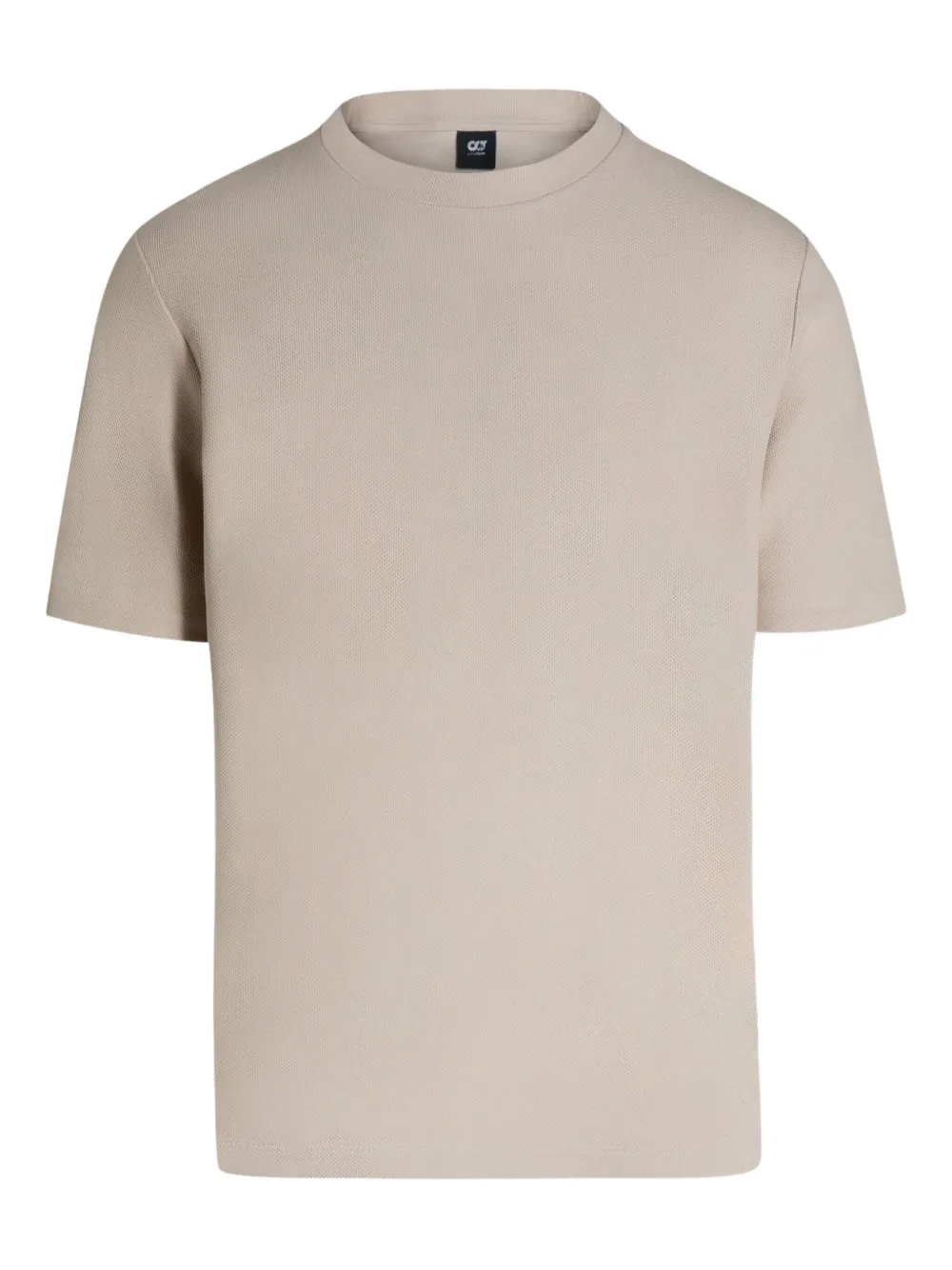 Alphatauri Sizzle piqué-textured T-shirt | Neutrals | Image 1