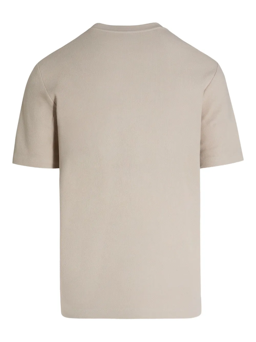 Alphatauri Sizzle T-shirt met piqué-textuur Beige