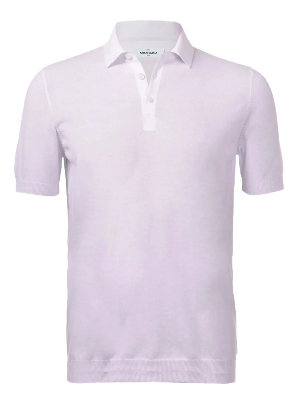Gran Sasso short-sleeve polo shirt - Bianco