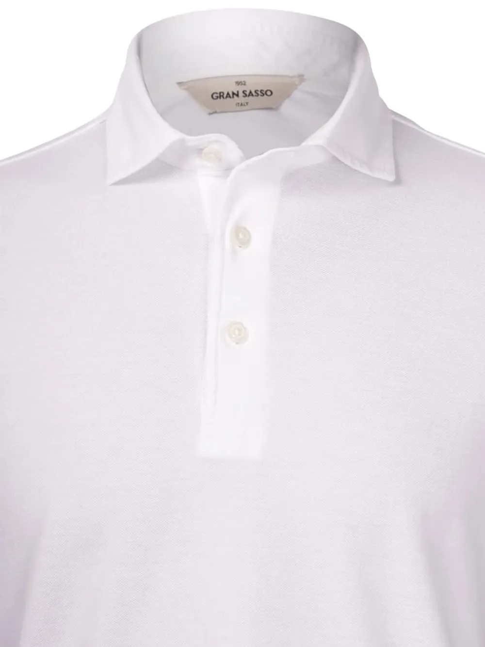 Gran Sasso Katoenen poloshirt Wit