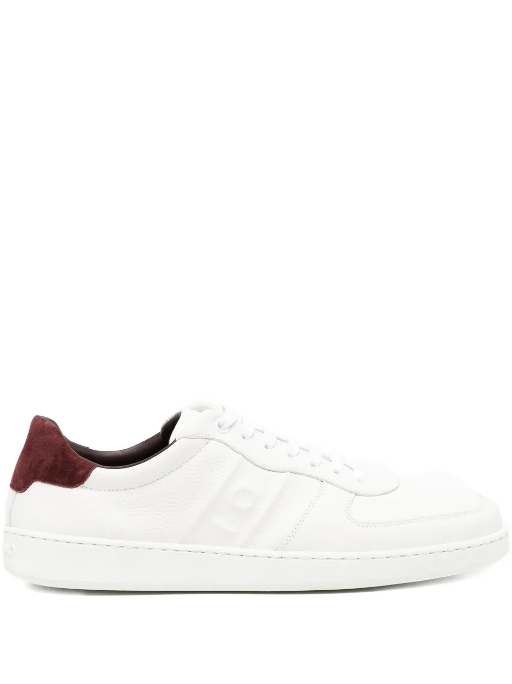 Ferragamo leather sneakers White