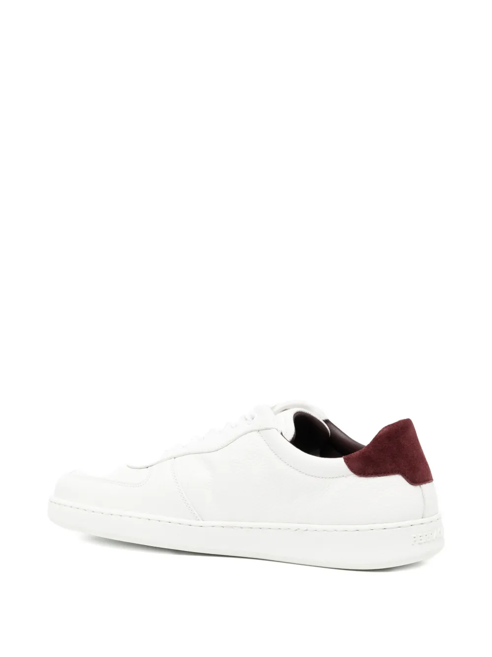 Ferragamo leather sneakers White