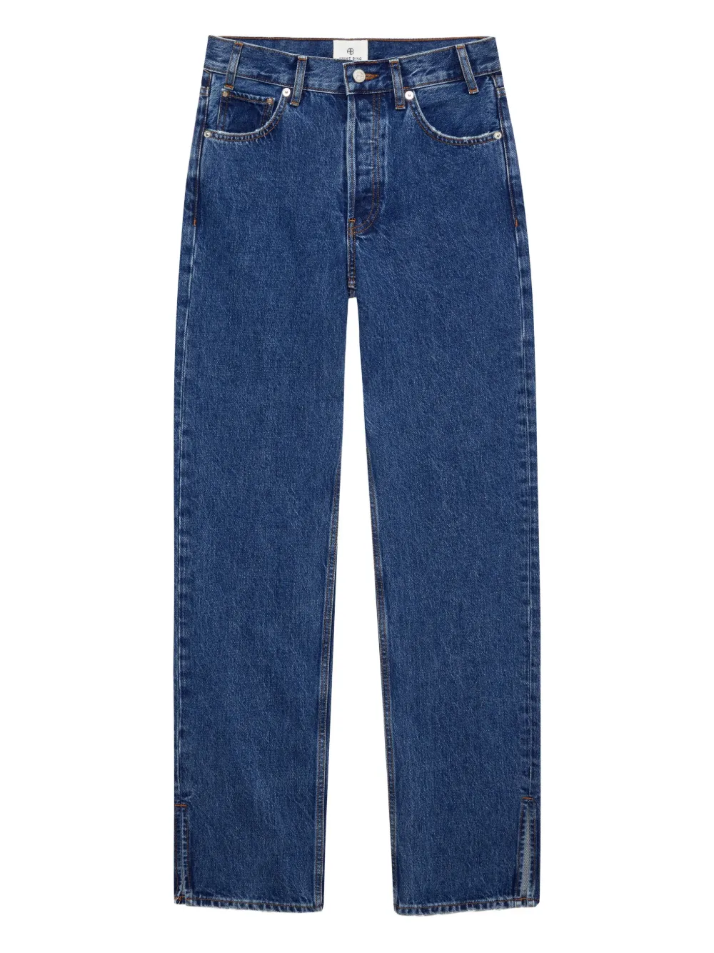 ANINE BING Roy high-waist jeans Blauw